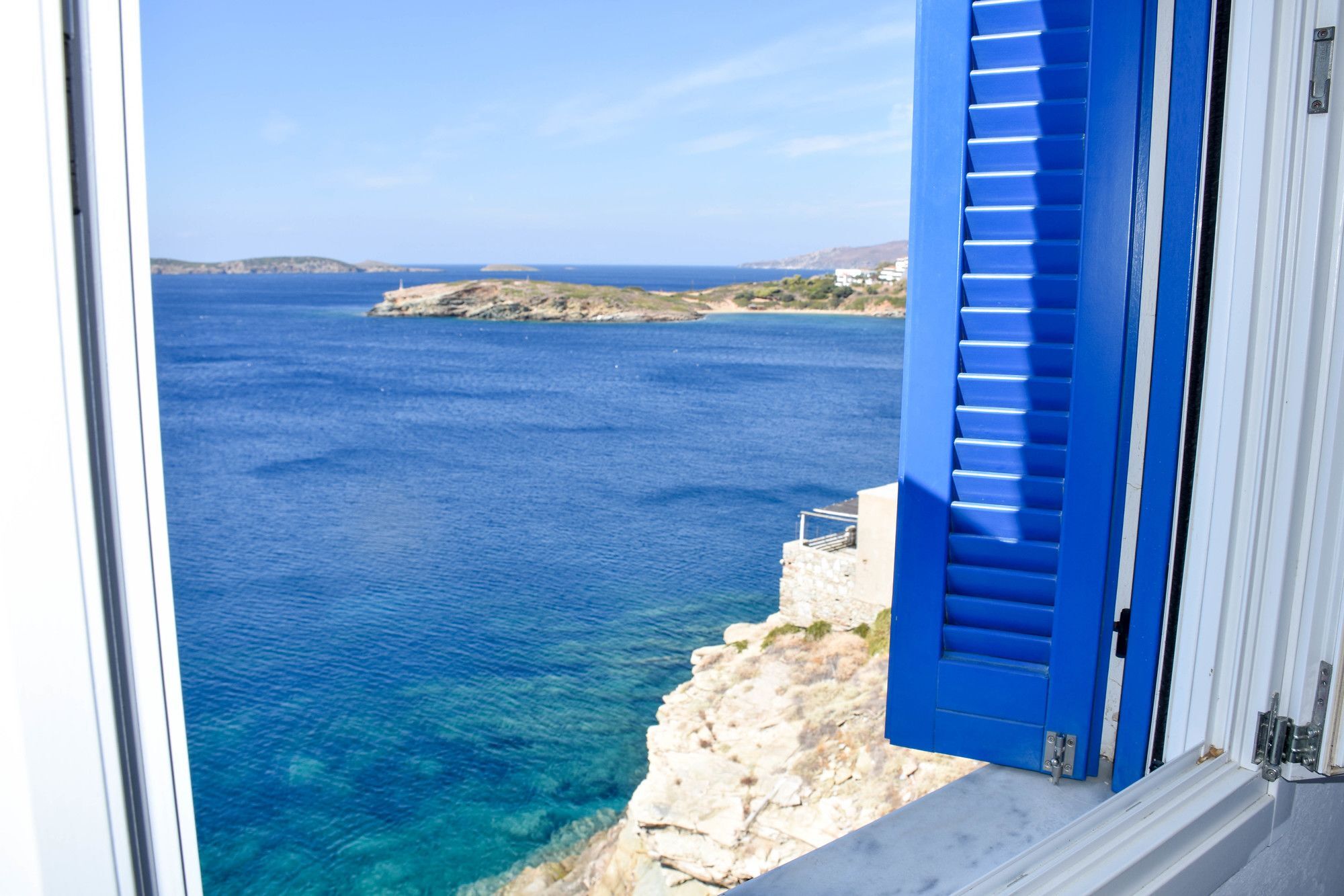 Villa Aegean Sea View Batsi Exterior foto