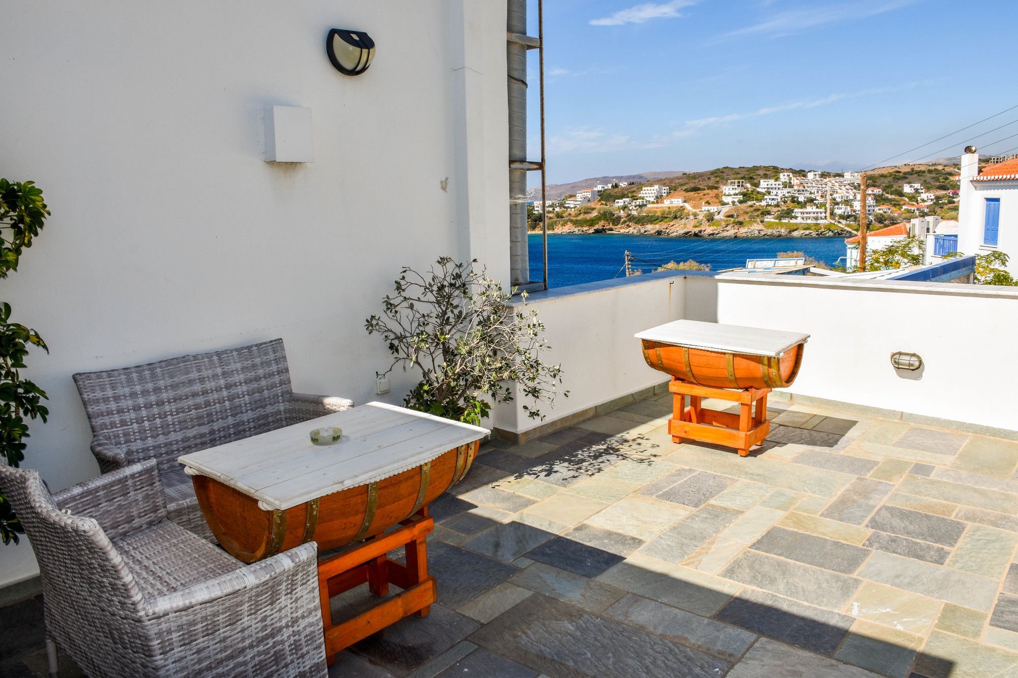 Villa Aegean Sea View Batsi Exterior foto